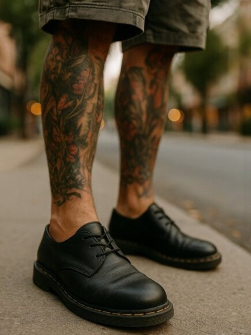 DR MARTENS 1461 Made in England Mens 9 Black Leather 3 Eye Loafers Y2K DOCS